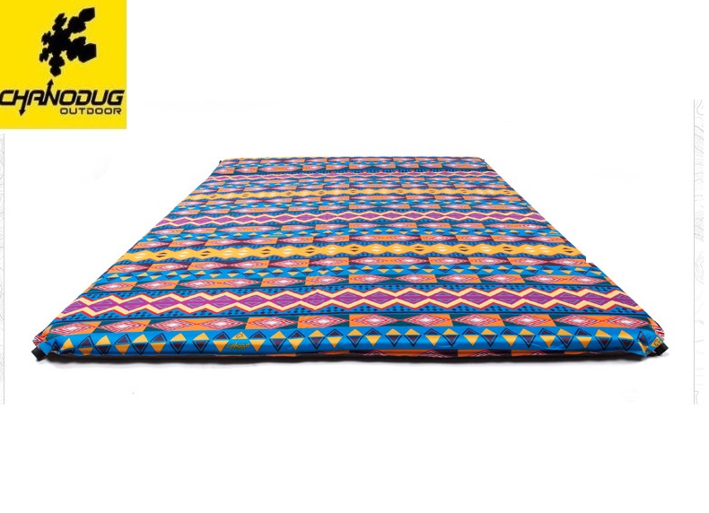 *CHANODUG OUTDOOR* double size * Navajo pattern * camping mat * thickness 5.~7.5.* tent mat * sleeping area in the vehicle mat * air mat *4