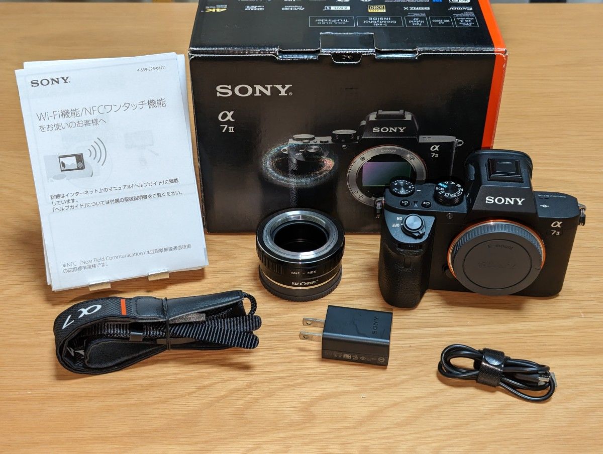 安い割引 sony 送料無料◇SONY α7ii ILCE-7M2 ボディ◇バッテリー3個付