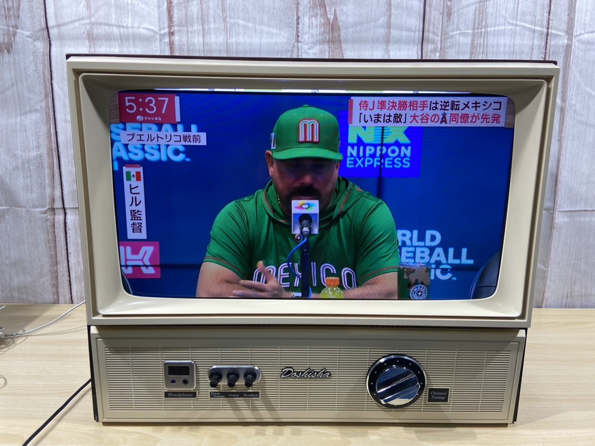 1円~ DOSHISHA ドウシシャ MODEL: VT203-BR 20V型 ヴィンテージ