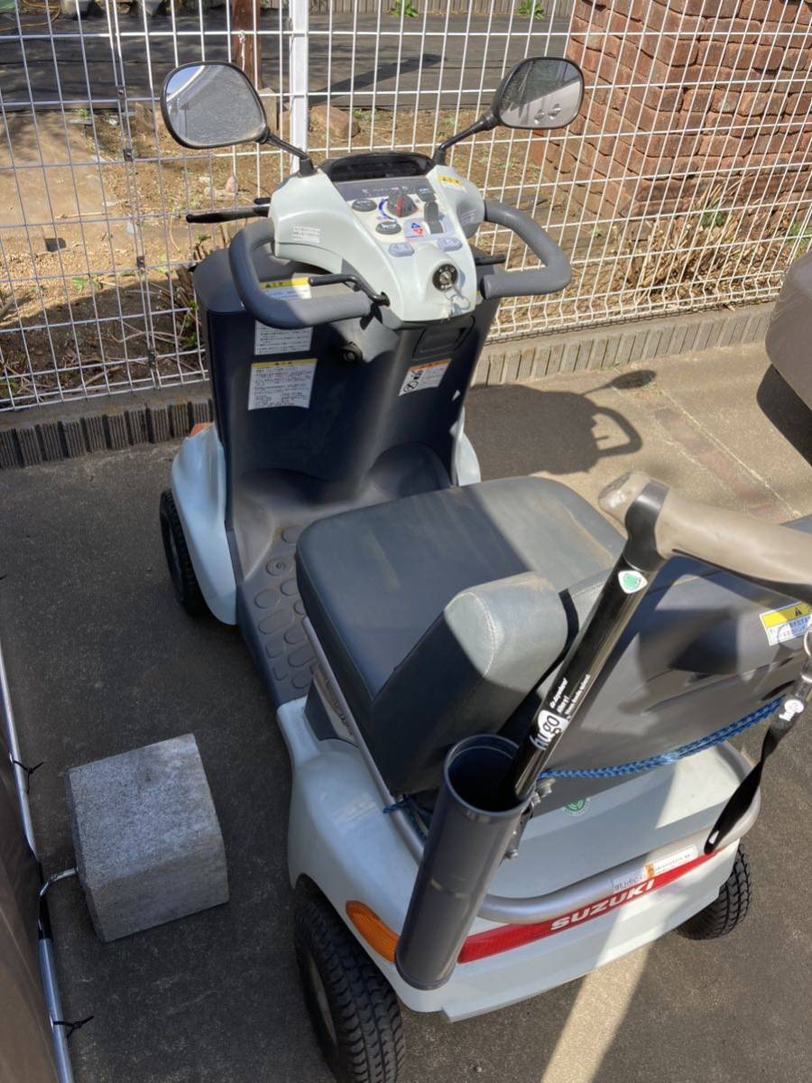 スズキ セニアカー 電動カート 簡易車庫付き シニアカー 介護用品