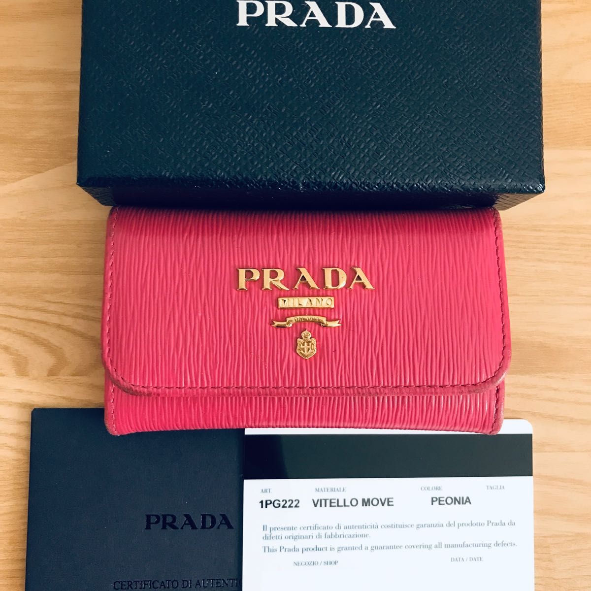 PRADA プラダ キーケース カードケース ピンク｜Yahoo!フリマ（旧