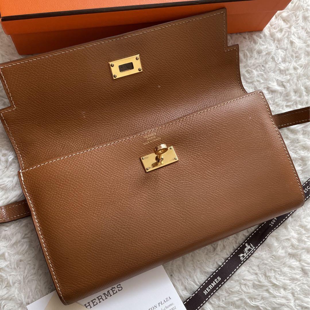 美品】285 HERMES エルメス ケリーウォレット 2つ折り長財布