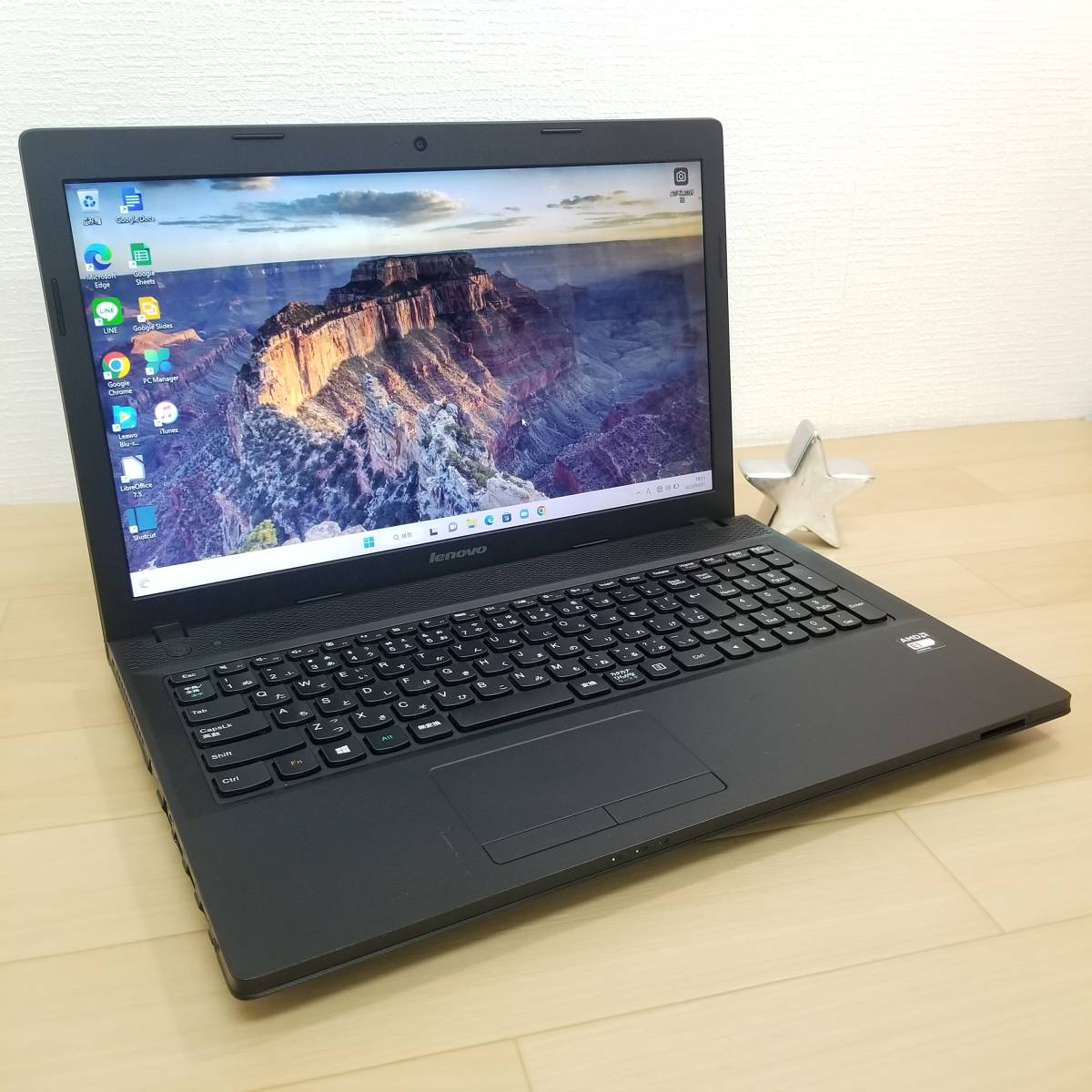 SSD240GB搭載/メモリ4GB/無線 Wi-Fi/Webカメラ/Office/Win11/高性能AMD