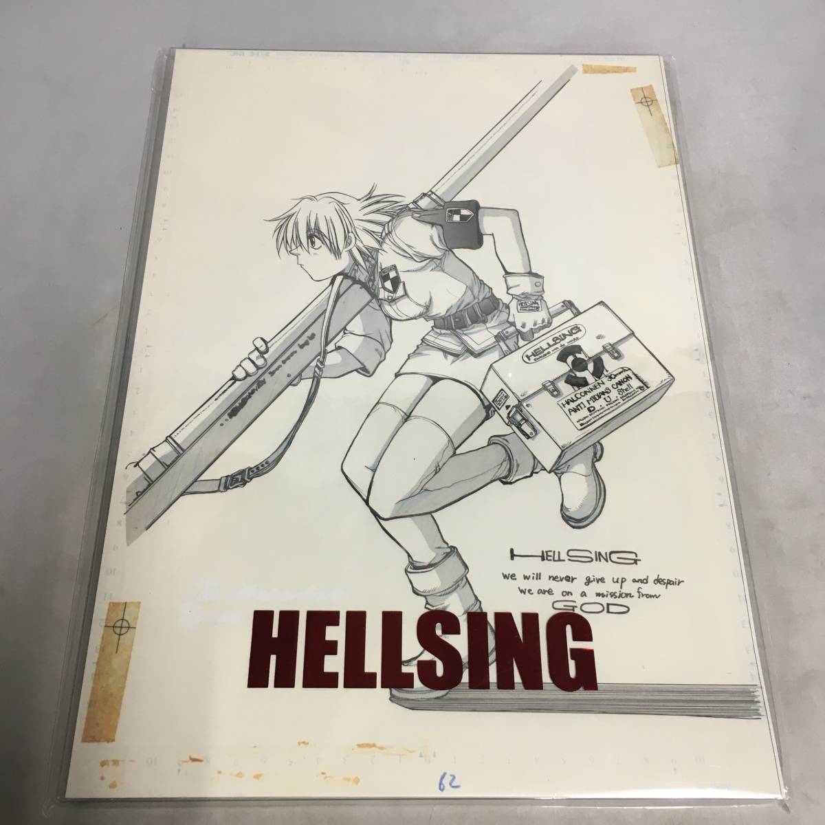 HELLSING ヘルシング 20周年記念 複製原画 40枚セット 王立国教騎士団