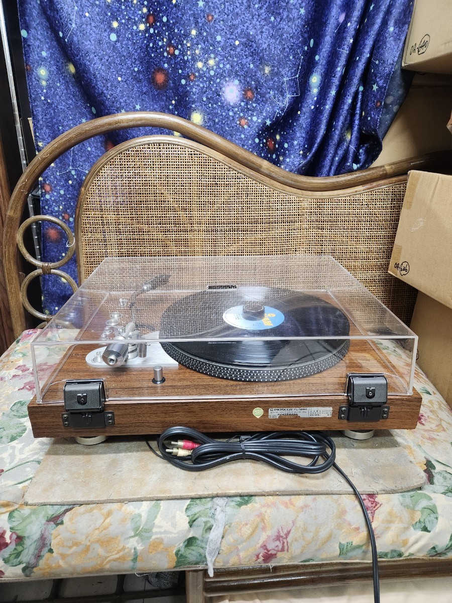 レストア済超美品カートリッジ新品！PioneerレコードプレーヤーPL-1250-