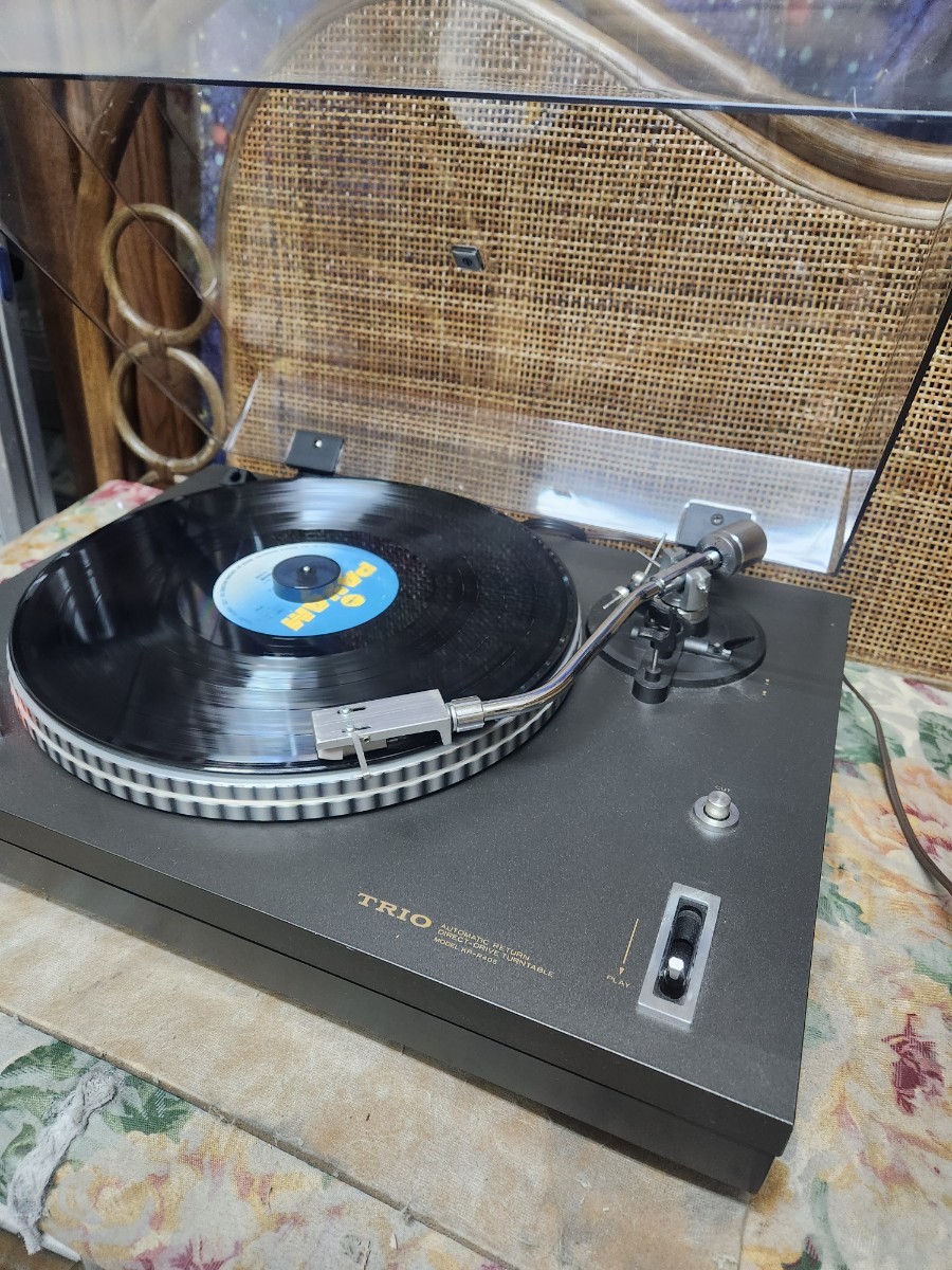 必見レストア済美品!カートリッジ新品!TORIOレコードプレーヤーKP