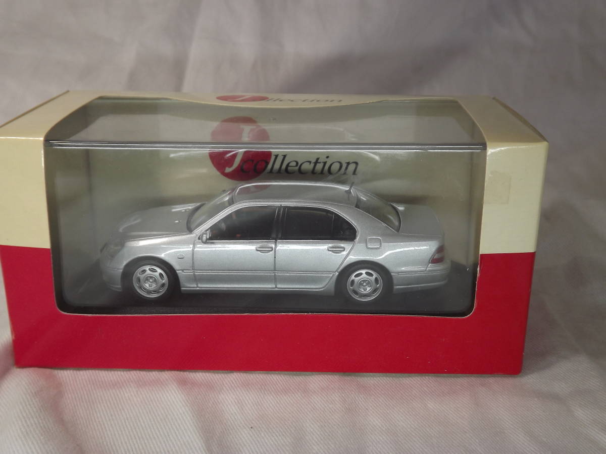 京商 Jコレクション トヨタ セルシオ 2001 1/43 シルバーメタリック
