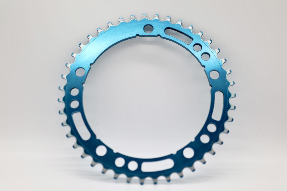 ★ AARN track chainring 43 T ピスト チェーンリング LEADER BIKE MASH リーダー バイク SURLY サーリー blue lug sram omnium sugino 75_画像2