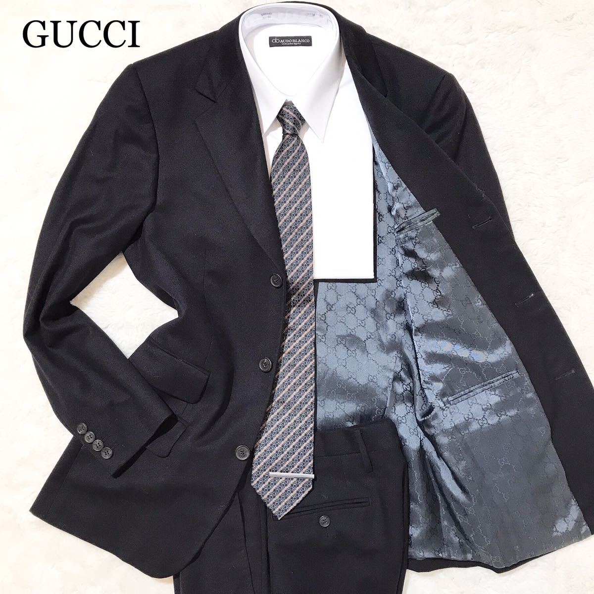 極美品】GUCCI グッチ スーツ セットアップ フォーマル 裏地GG 2XL