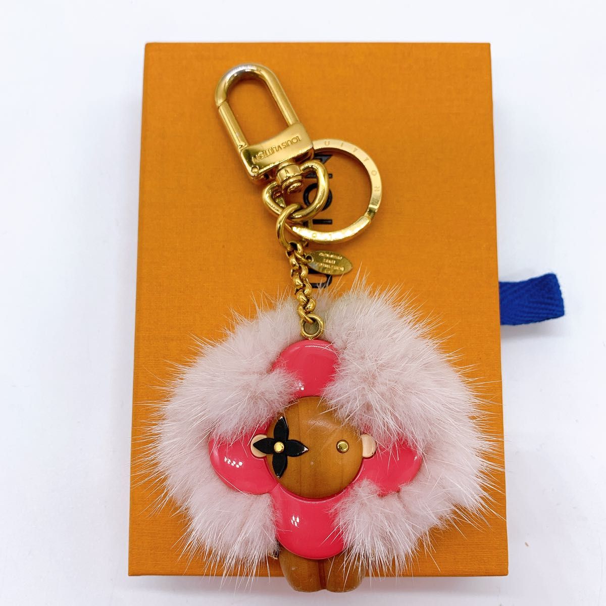 LOUIS VUITTON ポルトクレ ヴィヴィエンヌ キーホルダー ミンク