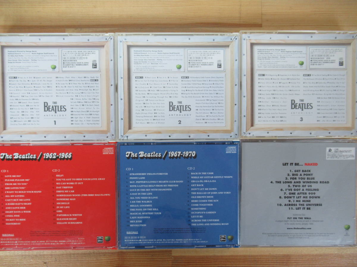 x72●【ビートルズ ＣＤ5セット】ANTHOLOGY1.2.3/LET IT BE...NAKED/THE BEATLES 1-62-1966 1967-1970 レットイットビー 230330_画像6