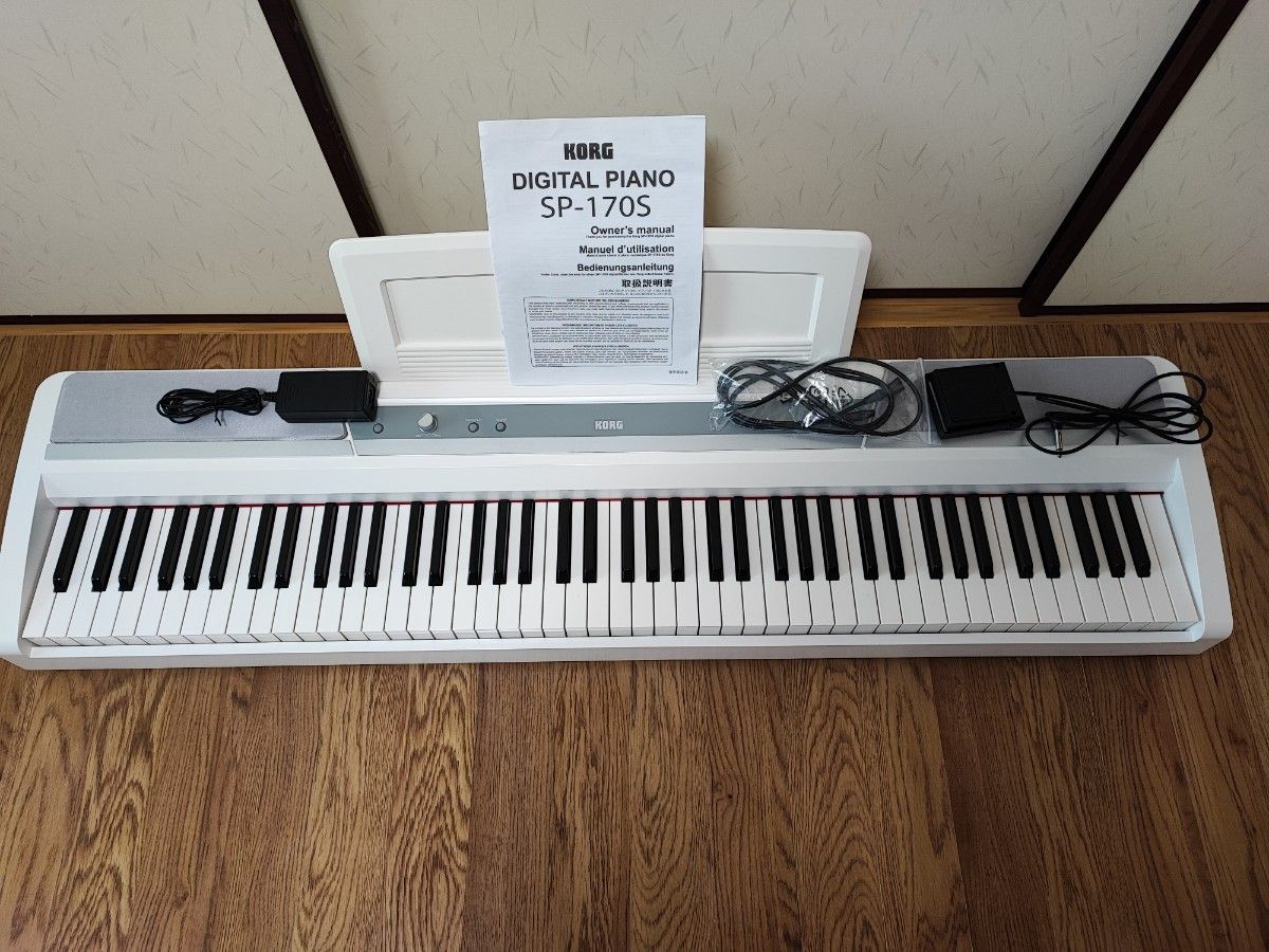 KORG SP-170S ホワイト 88鍵 電子ピアノ デジタルピアノ コルグ 14年製