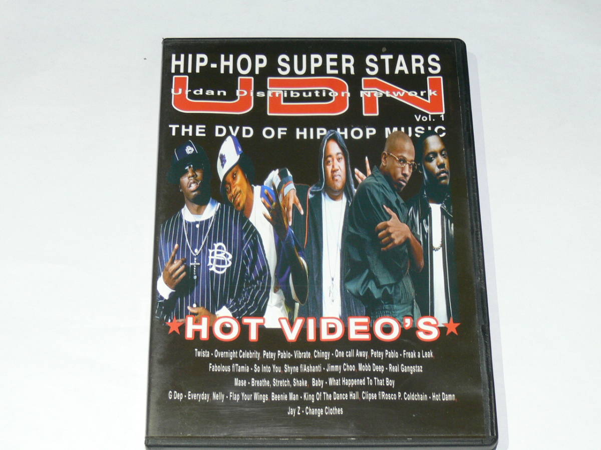 全国宅配無料 中古DVD HIPHOP VIDEO'S Vol.1 HOT STARS UDN SUPER
