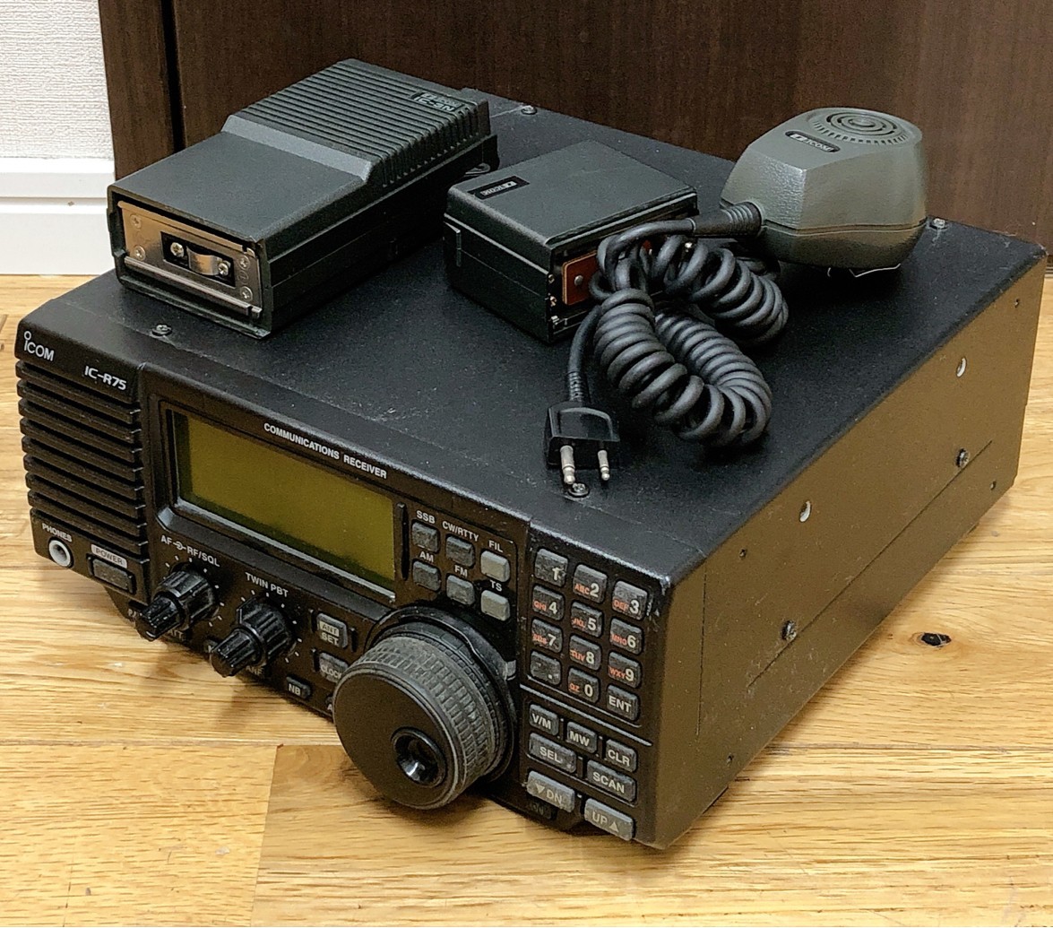 2197-1(31)ICOM アイコム IC-R75 コミュニケーションレシーバー 通信型受信機 の画像1