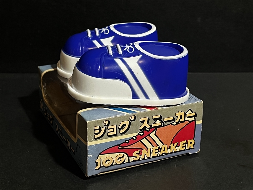 トープレ ゼンマイ ジョグスニーカー 倉庫品 昭和 レトロ トコトコ 靴 1_画像2