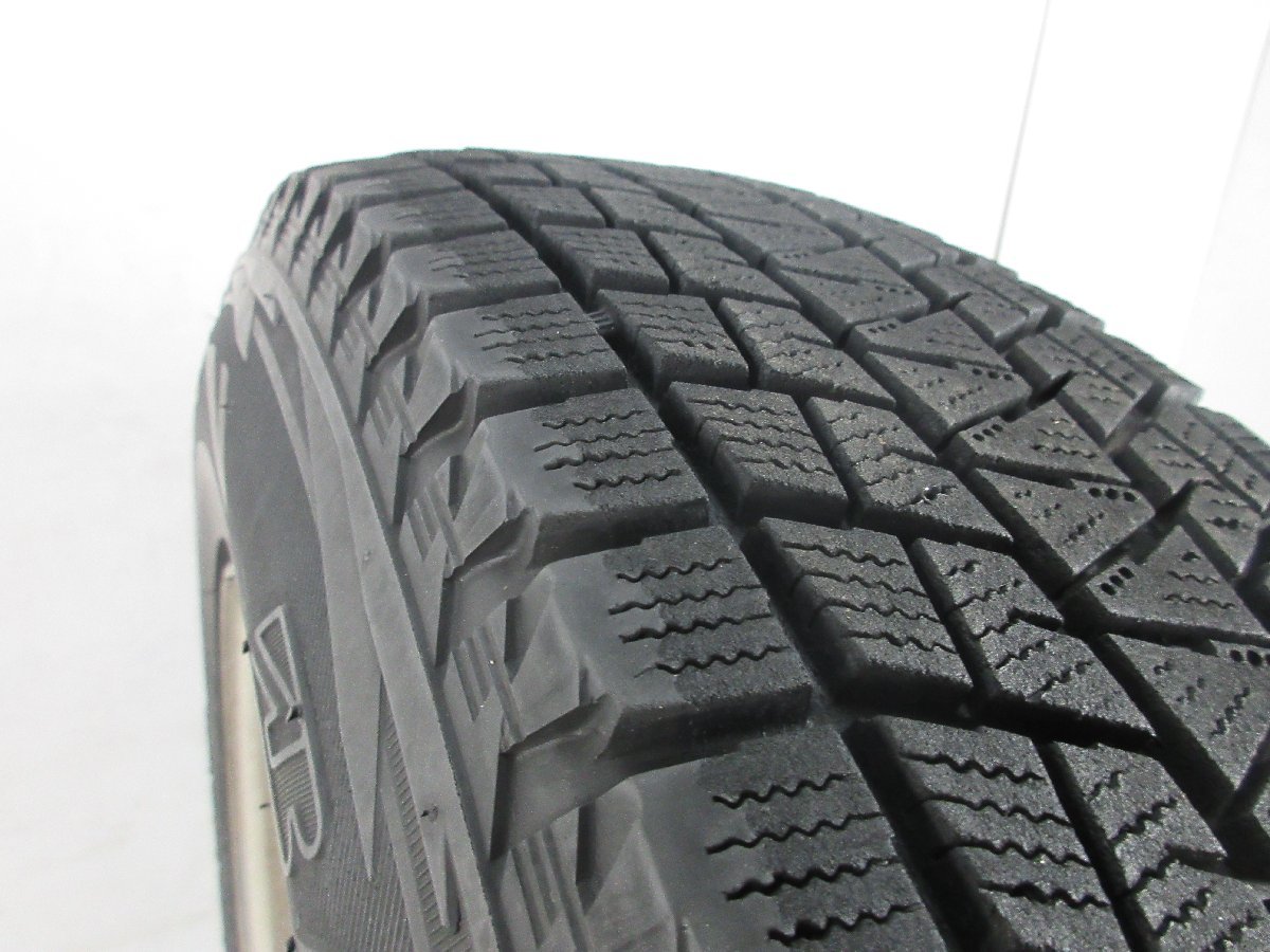 ■中古タイヤホイール■ SUZUKI 純正16インチ 5.5J +22 5H 139.7 BRIDGESTONE DM-V1 175/80R16 91Q 4WD ST 激安 送料無料 J659_片減り