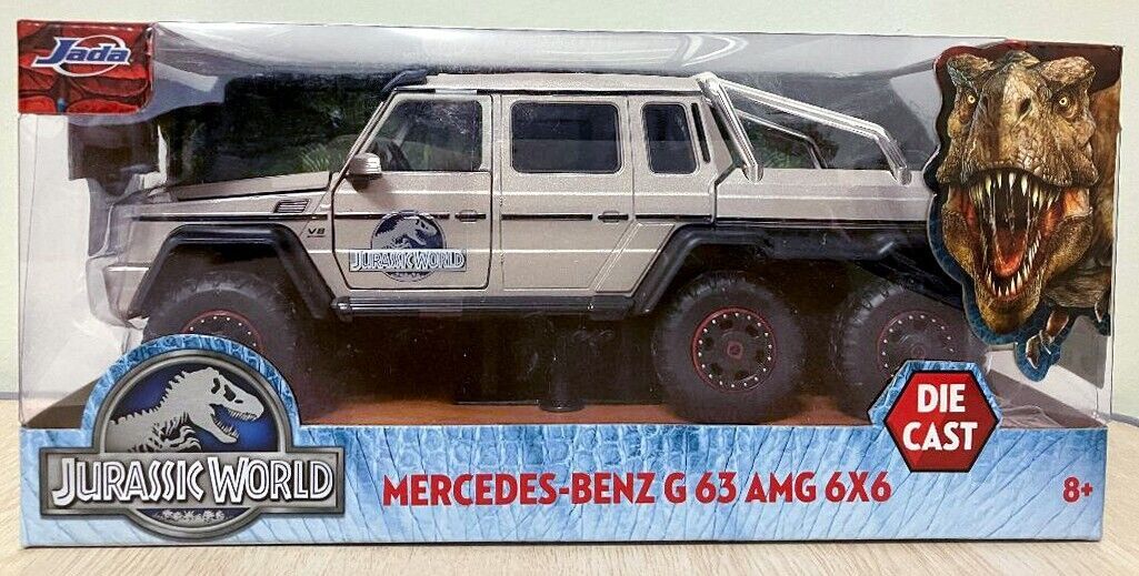 "Jurassic World" Mercedes-Benz G 63 AMG 6x6 Truck, Die Cast Jada Toys New 海外 即決