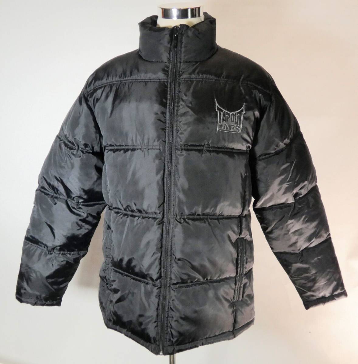 Tapout MPS MMA Men's Black Heavyweight Quilted Puffer Jacket Rothco / Size Large 海外 即決