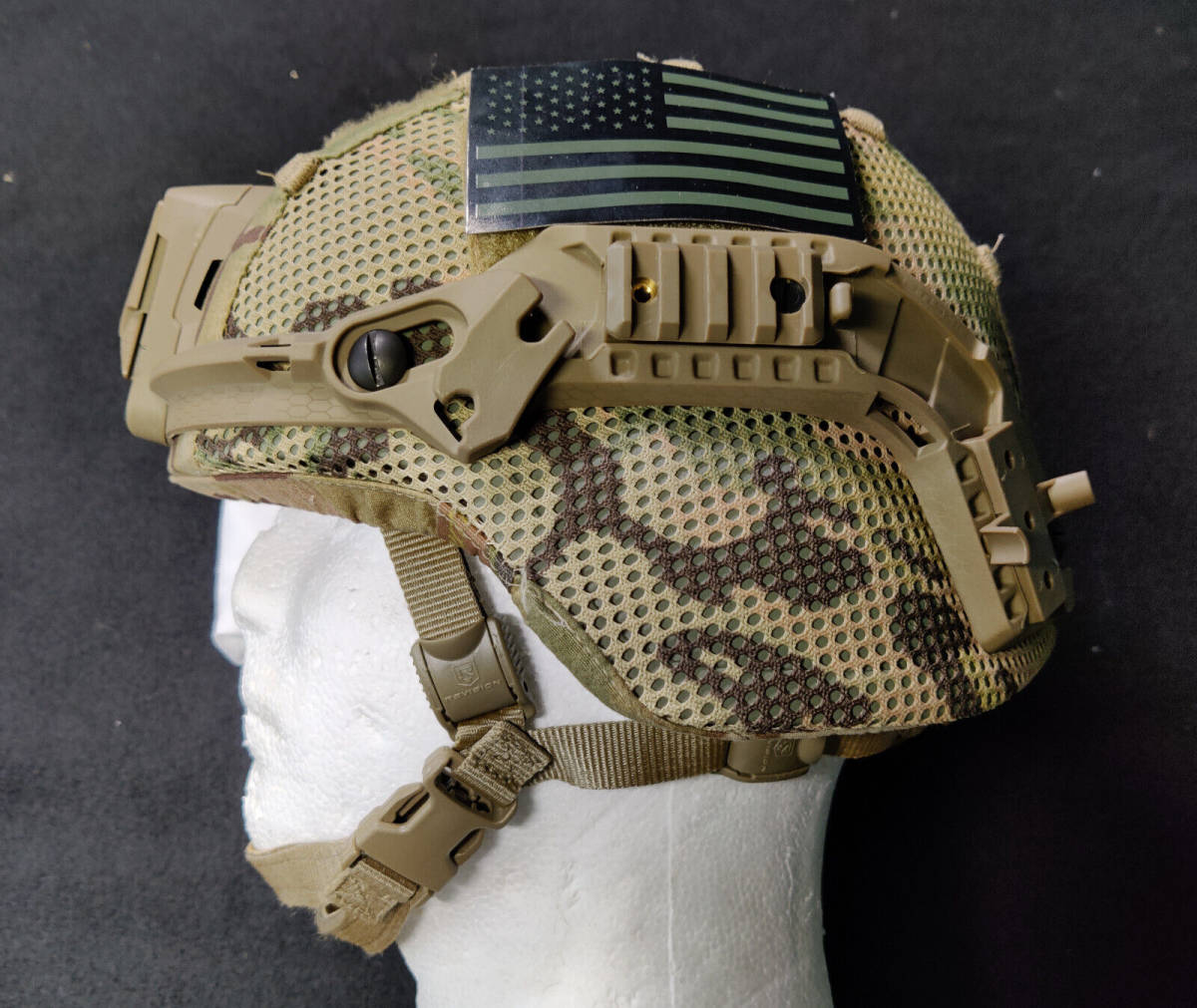 New MSA Advanced Combat Helmet ACH and Revision Viper Suspension Rail SMALL 海外 即決