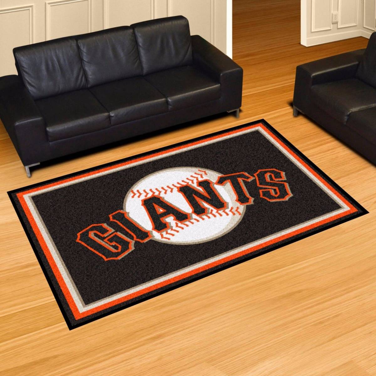 San Francisco Giants 5' X 8' Decorative Ultra Plush Carpet Area Rug 海外 即決