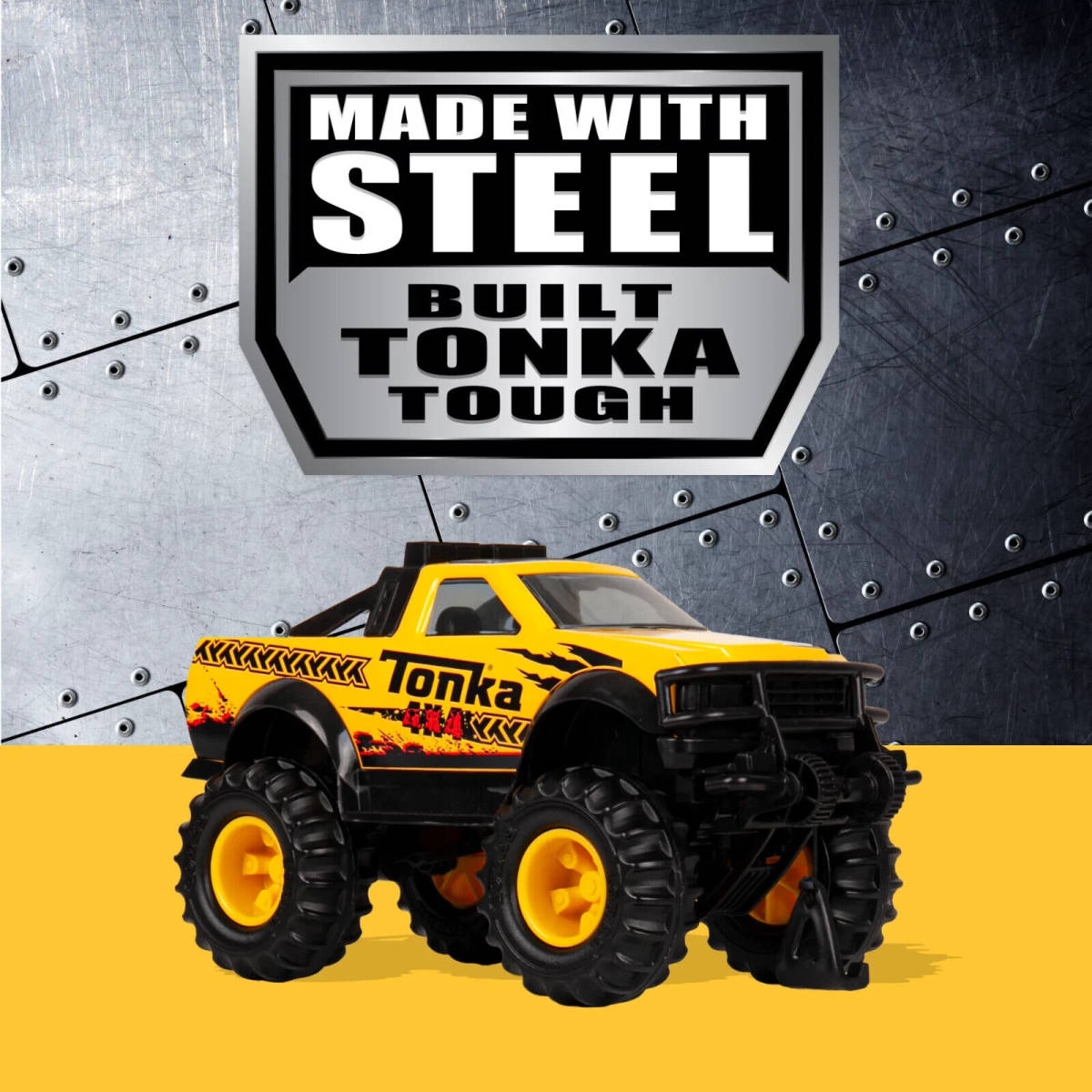 TONKA Steel Classic 4X4 Pick Up Truck Toy Gift Built Tonka tough with real steel 海外 即決