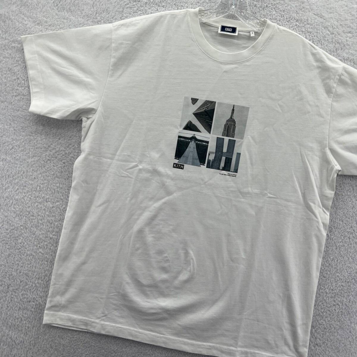 とのお】 New Kith Parts of a Whole Shirt Mens Large White Relaxed