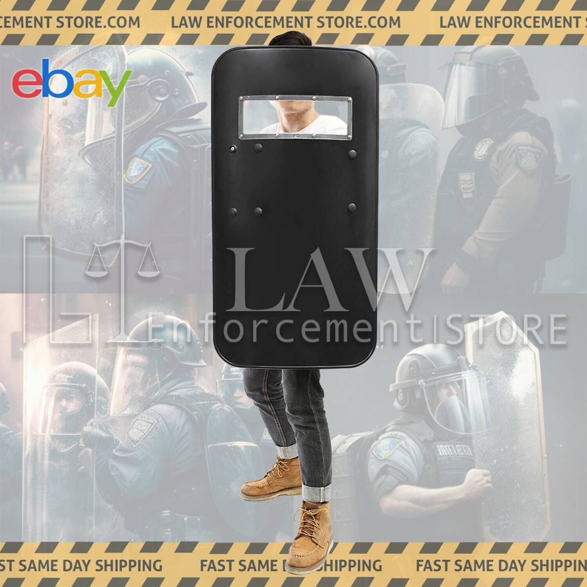 Personal Defense Riot Shield Self Protection Law Enforcement Store Free Shipping 海外 即決