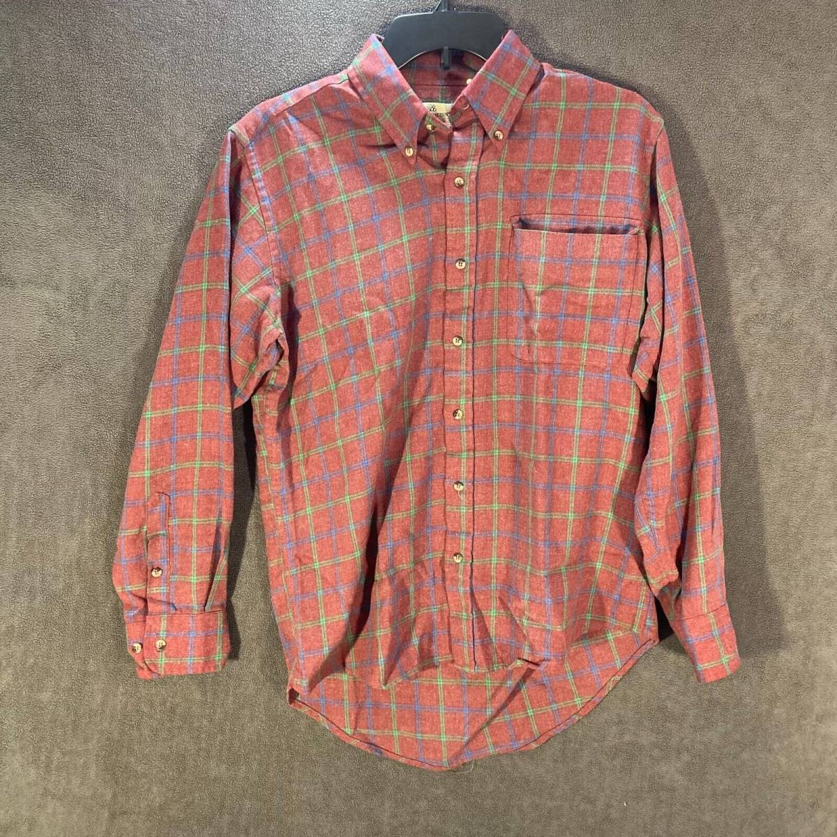 Vintage Sears Roebuck And Co. Button Down Men's Size M Red Flannel 海外 即決 - 0