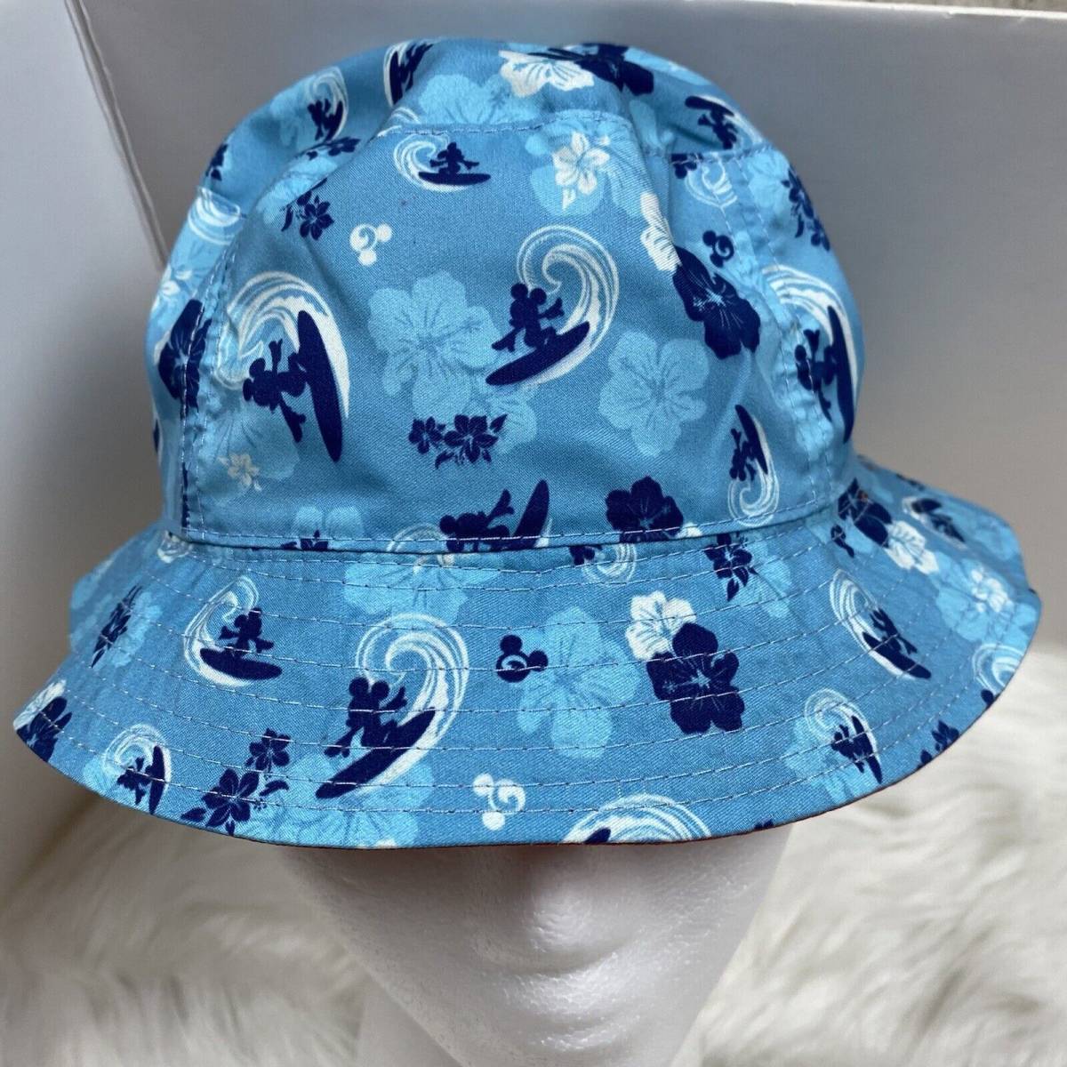 DISNEY PARKS Toddler Bucket Hat 52cm Reversible It’s A Shore Thing Free Shipping 海外 即決