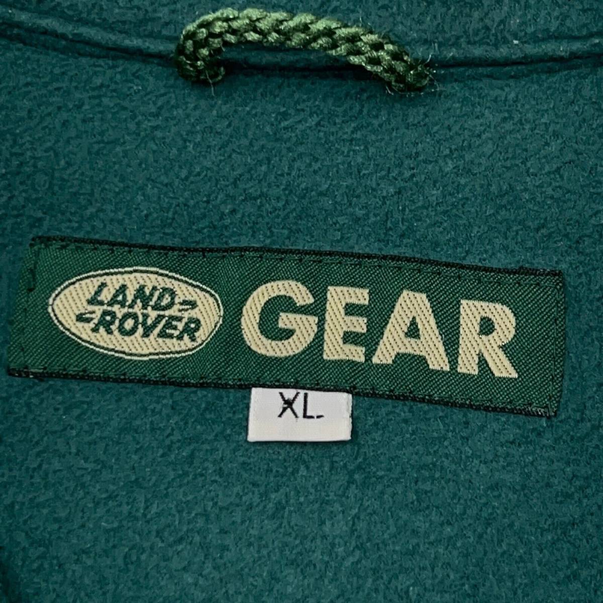 Vtg LAND ROVER Gear Polartec Fleece Shirt Jacket THE LODGE 1998 *RARE* Green XL 海外 即決