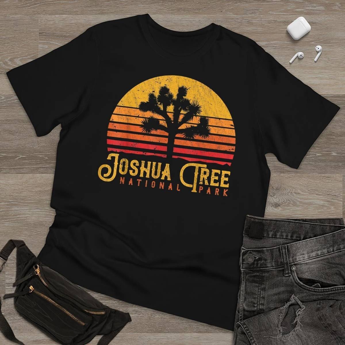 Joshua Tree National Park Vintage T Shirt Men Fashion 2023 Women T Shirt Short 海外 即決