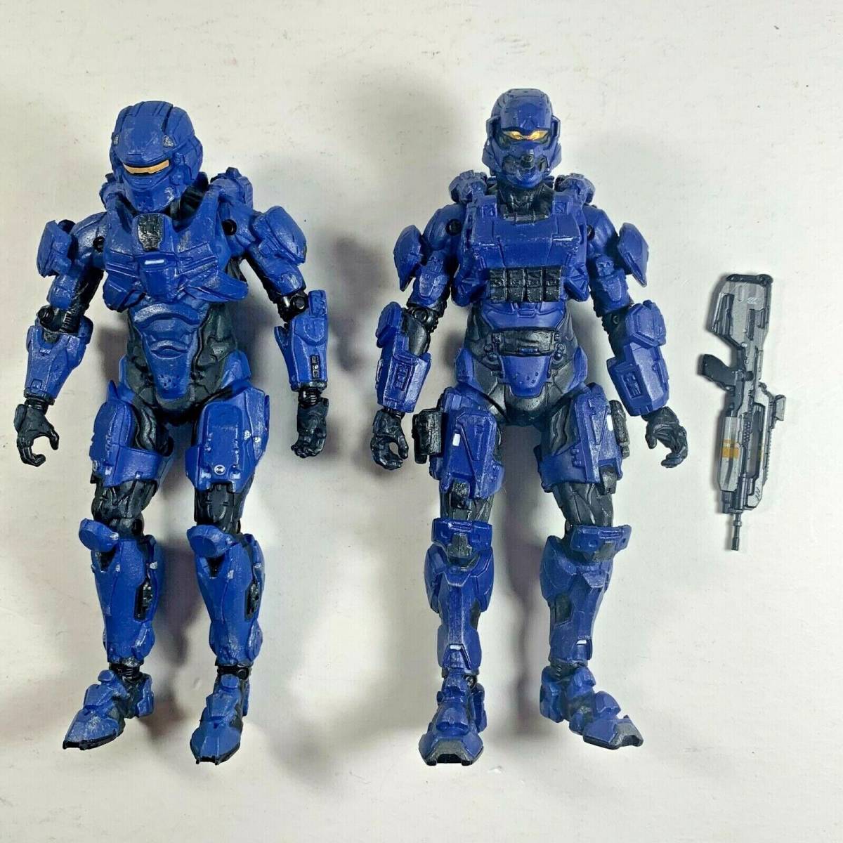 Halo 4 - Blue Spartan Soldier, Blue Spartan Warrior - Series 1 - McFarlane 海外 即決