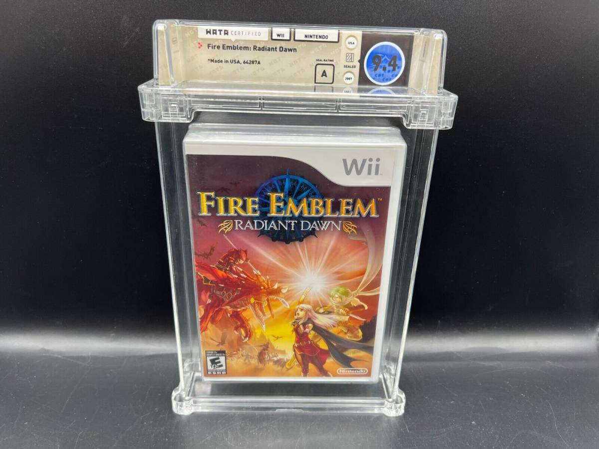 1st Print Fire Emblem: Radiant Dawn Wii WATA 9.4 A FACTORY SEALED MINT VGA 海外 即決