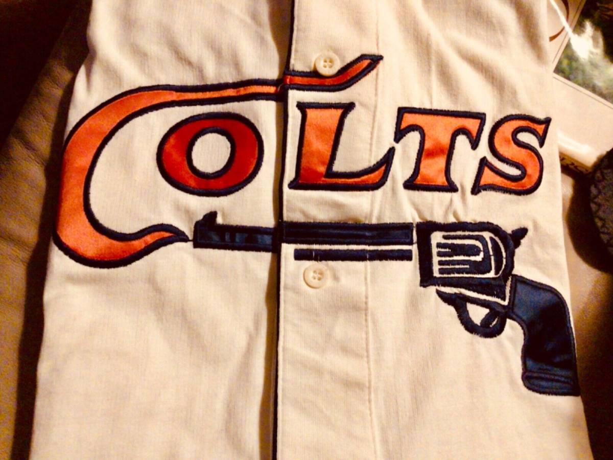 Houston Colt 45s throwback baseball starter jersey XL Vintage Rare 海外 即決