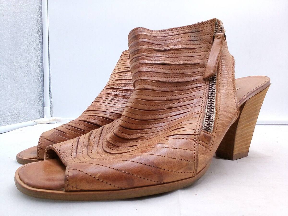 paul グリーン Red/brown heels Women 28.5cm(US10.5) US 8 UK, cute, fashionable 海外 即決