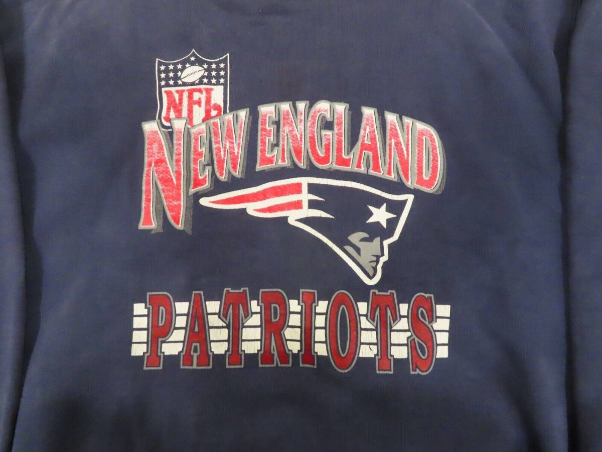 VTG New England Patriots Starter Crewneck Sweatshirt XL 1990s NFL 海外 即決