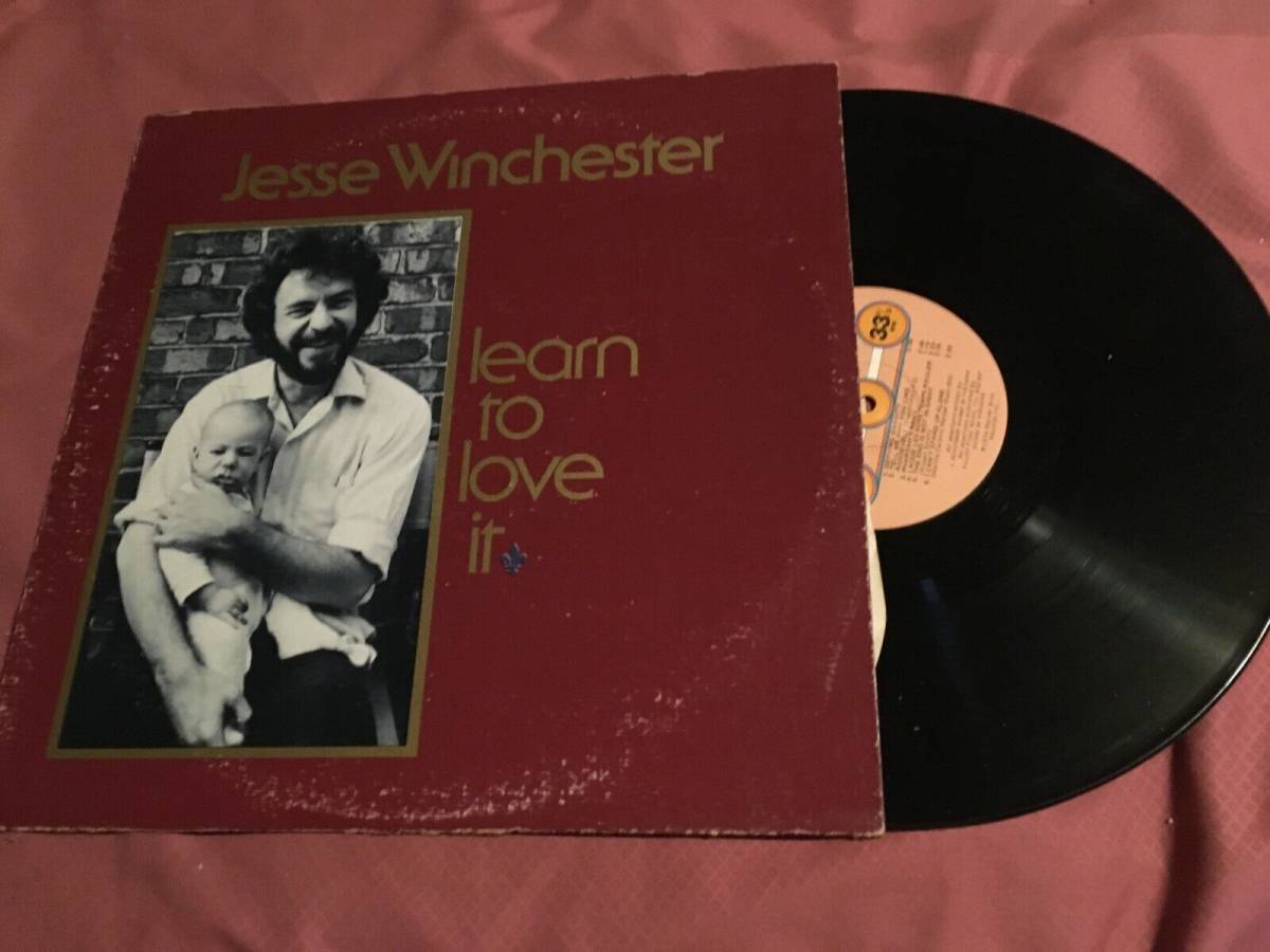 Learn To Love / It LP (Jesse Winchester - 1974) BR 6953 OOP 海外 即決