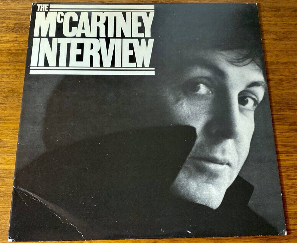 THE McCARTNEY INTERVIEW BANDED EXCERPTS ~ WHITE LABEL WITH LETTER AND MAGAZINE 海外 即決