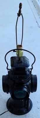 Antique Railroad Adlake Non-Sweating Switch Lamp - Converted to Electric - WORKS 海外 即決