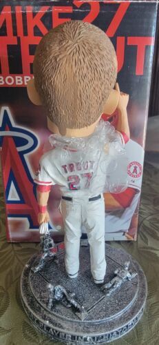 NIB Mike Trout Anaheim Angels 2014 Bobblehead Youngest Hit Cycle MLB LA ANGELS 海外 即決 - 1
