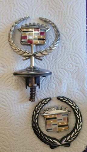 1994-1996 Cadillac Hood Ornament Assembly Emblem Badge plus 海外 即決