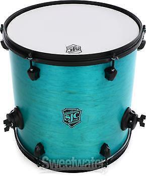 SJC Custom Drums Pathfinder Series Floor Tom - 14 x 14 inch, Teal Satin 海外 即決 - 2