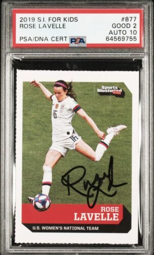 PSA 10 Auto ROSE LAVELLE ROOKIE Rc 2019 SI Sports Illustrated for Kids #877 海外 即決