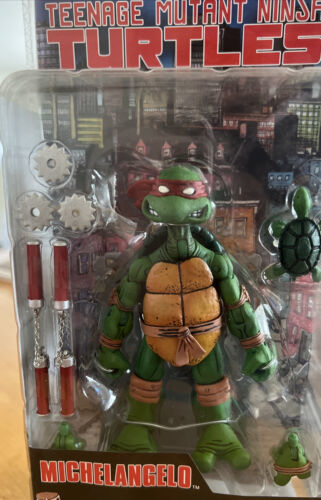 Tmnt Michelangelo Figure Neca 2008 Teenage Mutant Ninja Turtles Comic New. 海外 即決