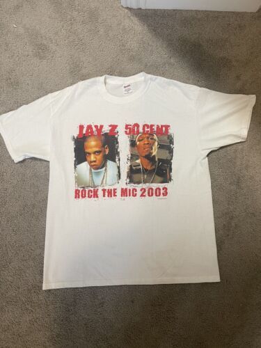 くあるご Vintage shirt, 2003 Jay Z And 50 Cent Roc The Mic Tour