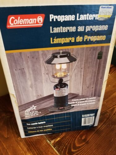 Coleman Lantern Propane Two Mantle 5152D700T With Original Box ...