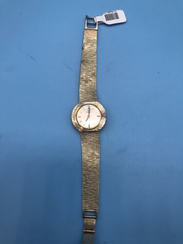 Vintage 14k gold Ladies Omega Watch 31846-1 MKA 海外 即決