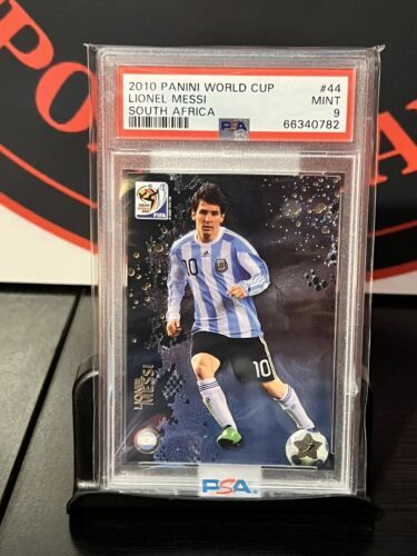 2010 Panini World Cup South Africa Lionel Messi MINT PSA 9 Argentina ? 海外 即決