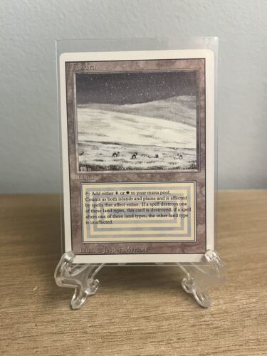 Mtg Tundra Revised Edition MP-LP Rare Dual Land Magic The Gathering Card? 海外 即決