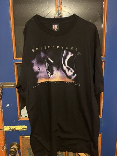 VINTAGE QUEENSRYCHE HEAR IN THE NOW FRONTIER TEE SHIRT 1997 SIZE XL 海外 即決